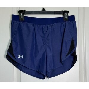Under Armour Women's‎ Blue HeatGear Running Shorts M